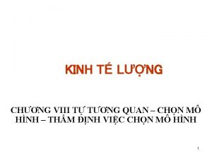 KINH T LNG CHNG VIII T TNG QUAN