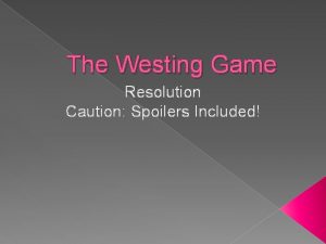 The Westing Game Resolution Caution Spoilers Included Who