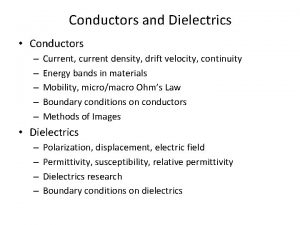 Ohm's law microscopic form