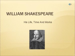 William shakespeare childhood