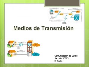 Medios de Transmisin Comunicacin de Datos Seccin IC