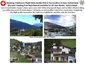 Stunning 2 bedroom Chalet Style Garden Flat in