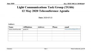 June 2020 doc IEEE 802 11 200816 r