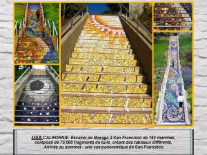 USA CALIFORNIE Escalier de Moraga San Francisco de