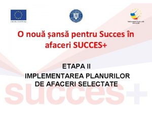 O nou ans pentru Succes n afaceri SUCCES