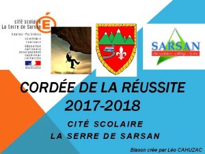 CORDE DE LA RUSSITE 2017 2018 CIT SCOLAIRE