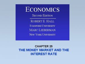 ECONOMICS SECOND EDITION ROBERT E HALL STANFORD UNIVERSITY