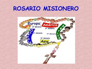 Misterios del rosario misionero