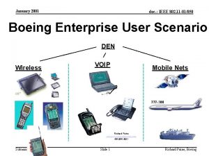 January 2001 doc IEEE 802 11 01050 Boeing