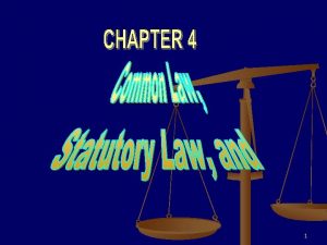 Sources of common law