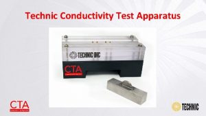 Technic Conductivity Test Apparatus About the Conductivity Test