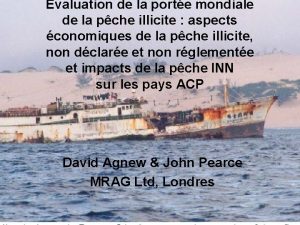 valuation de la porte mondiale de la pche