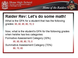 Raider Rev Lets do some math What is