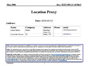 May 2006 doc IEEE 802 11 1086 r