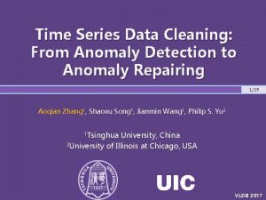Time Series Data Cleaning From Anomaly Detection to