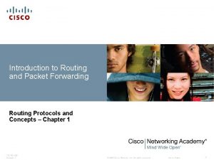 Introduction to Routing and Packet Forwarding Routing Protocols