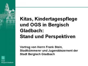 Kindertagespflege bergisch gladbach