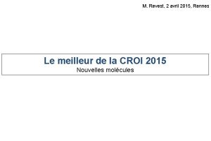 M Revest 2 avril 2015 Rennes Le meilleur