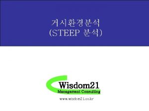 STEEP Wisdom 21 Management Consulting www wisdom 21