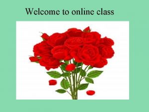 Welcome to online class INTRODUCTION Mohammad Jashim Uddin