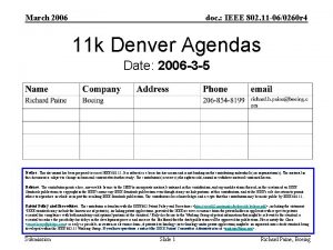 March 2006 doc IEEE 802 11 060260 r