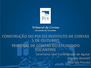 CONSTRUO DO PDI DO INSTITUTO DE CONTAS 5