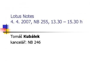 Lotus Notes 4 4 2007 NB 255 13