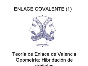 ENLACE COVALENTE 1 Teora de Enlace de Valencia