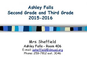 Ashley Falls Second Grade and Third Grade 2015