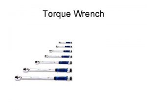 Torque Wrench Torque calculation 30 cm 10 N