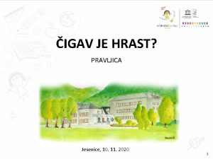 IGAV JE HRAST PRAVLJICA Jesenice 10 11 2020