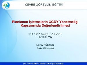 EVRE GREVLS ETM Planlanan letmelerin GDY Ynetmelii Kapsamnda