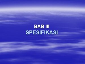 BAB III SPESIFIKASI 3 1 SPESIFIKASI POMPA Dalam