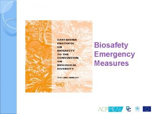 Biosafety Emergency Measures Understanding Biosafety Risk Management The