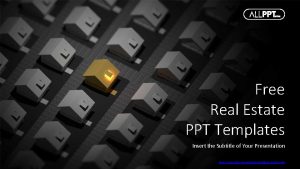 Real estate ppt template
