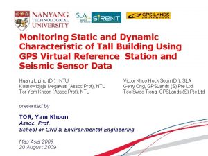 Monitoring Static and Dynamic Characteristic of Tall Building