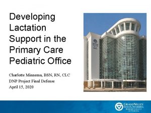 Developing Lactation Support in the Primary Care Pediatric