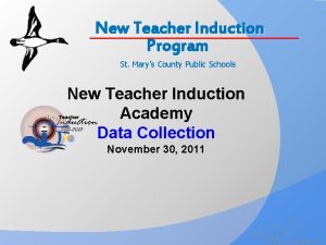 New Teacher Induction Program St Marys County Public