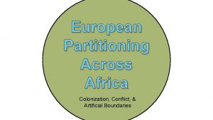 European Partitioning Across Africa Colonization Conflict Artificial Boundaries