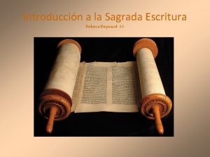 Introduccin a la Sagrada Escritura Rebeca Reynaud 44