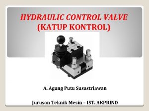 Fungsi spool valve