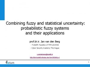 Combining fuzzy and statistical uncertainty probabilistic fuzzy systems