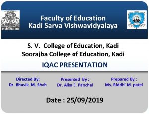 Kadi sarva vishwavidyalaya