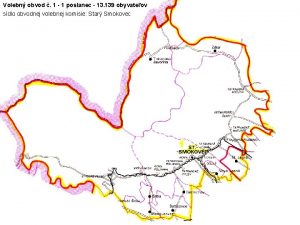 Volebn obvod 1 1 poslanec 13 139 obyvateov