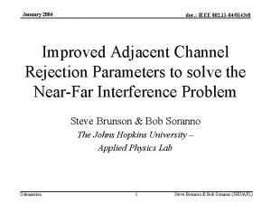 January 2004 doc IEEE 802 11 040143 r