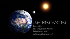 Lightning writing Lightning writing
