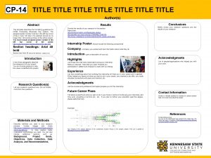 CP14 TITLE TITLE Authors Abstract This template describes