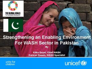 Strengthening an Enabling Environment For WASH Sector in