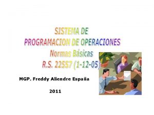 MGP Freddy Aliendre Espaa 2011 Ley SAFCO Sistema