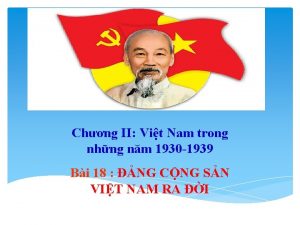 Chng II Vit Nam trong nhng nm 1930